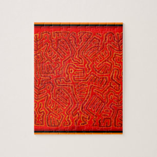 San Blas Island Mola Spirits Jigsaw Puzzle