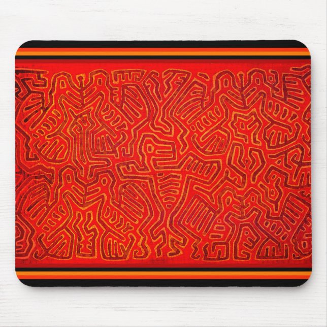 San Blas Island Mola Spirits Mouse Pad (Front)