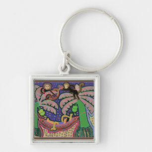 San Blas Islands Panama Mola Key Ring