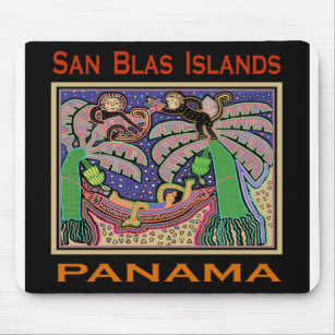 San Blas Islands Panama Mola Mouse Pad