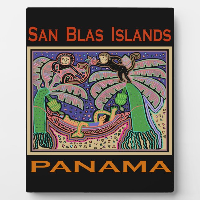 San Blas Islands Panama Mola Plaque (Front)