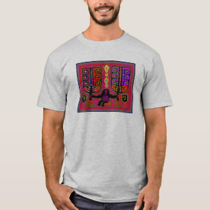 San Blas Kuna Man with Fans T-Shirt