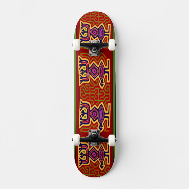 San Blas Tribal Skateboard (Front)