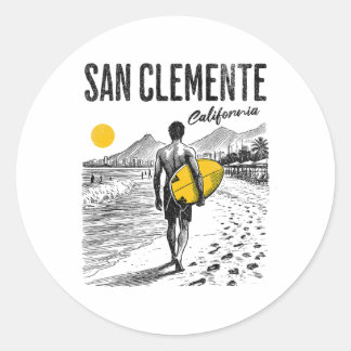San Clemente _2  Classic Round Sticker