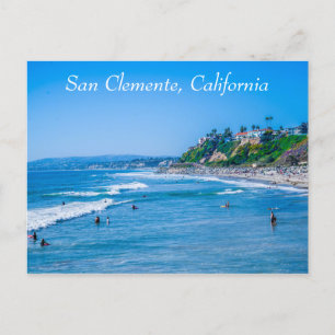 San Clemente Beach Postcard