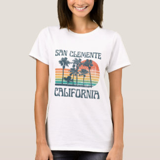 San Clemente California Beach Summer Vacation Vint T-Shirt
