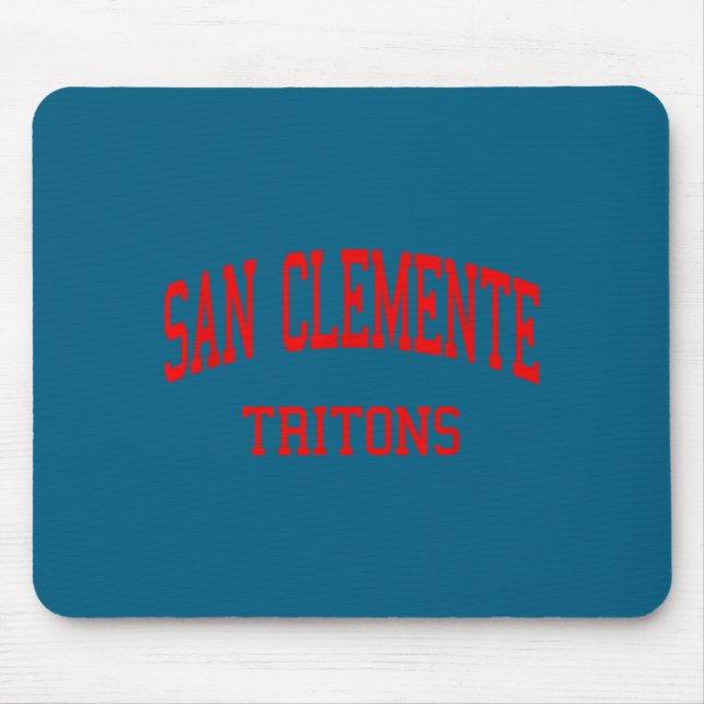 San clemente high school hs san clemente ca retro  mouse pad (Front)
