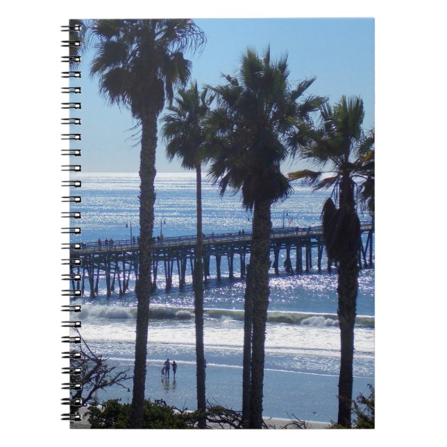 San Clemente Pier Notebook (Front)