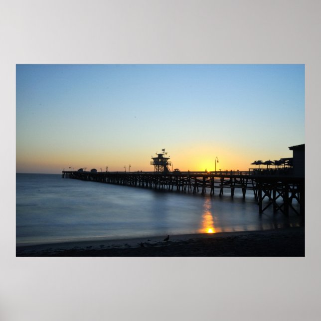 San Clemente Pier Poster (Front)