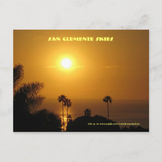 San Clemente Skies - Postcard