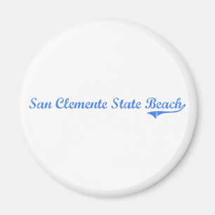 San Clemente State Beach California Classic Design Magnet