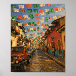 San Cristóbal de las Casas – Mexico Street Art Pri Poster