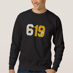 San Diego 619 Vintage 90's Baseball Player Silhoue Sweatshirt