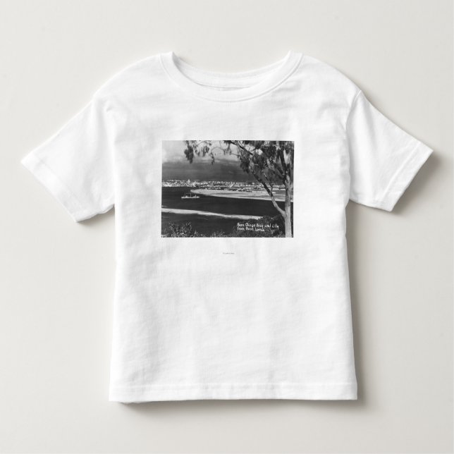 San Diego, CA Bay and City from Point Loma Toddler T-Shirt (Front)