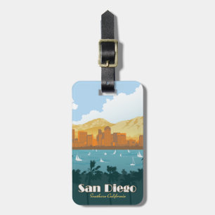 San Diego, CA Luggage Tag