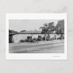 San Diego, CA Ramona's Marriage Place Photograph Postcard