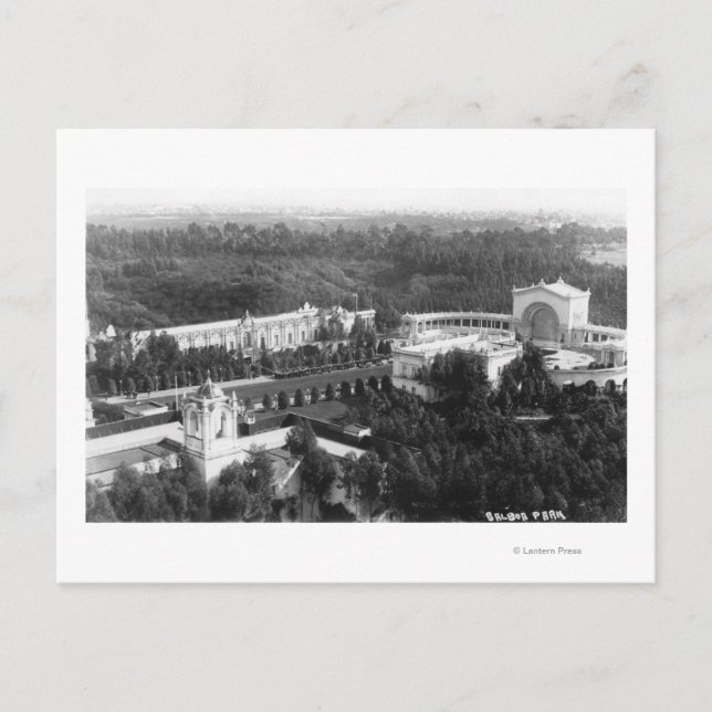 San Diego, CA View of Balboa Park Photograph Postcard (Front)