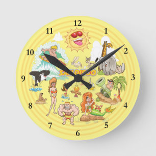 San Diego California Acrylic Clock