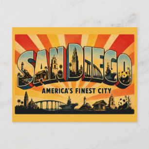 San Diego California America's Finest City Postcard
