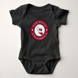 San Diego California Baby Bodysuit