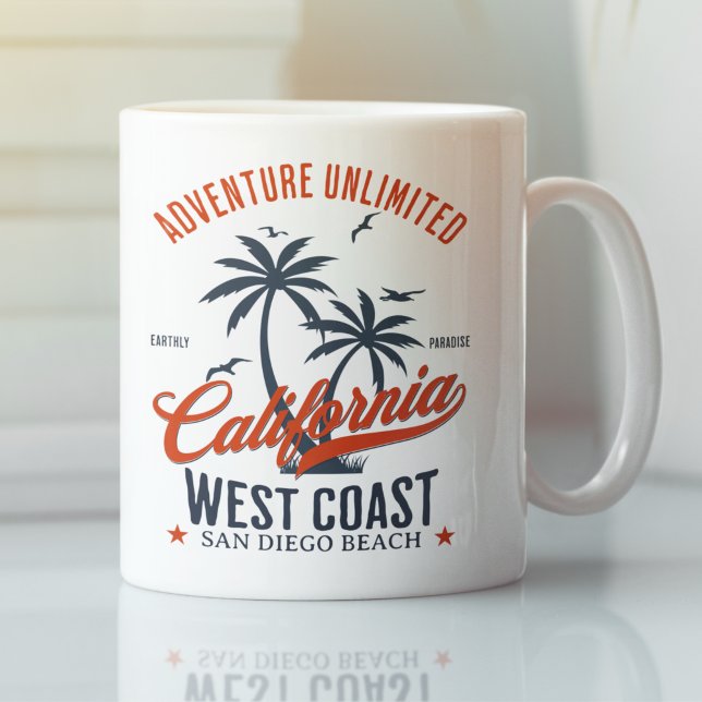 San Diego California Beach Funny San Diego Coffee Mug (Creator Uploaded)