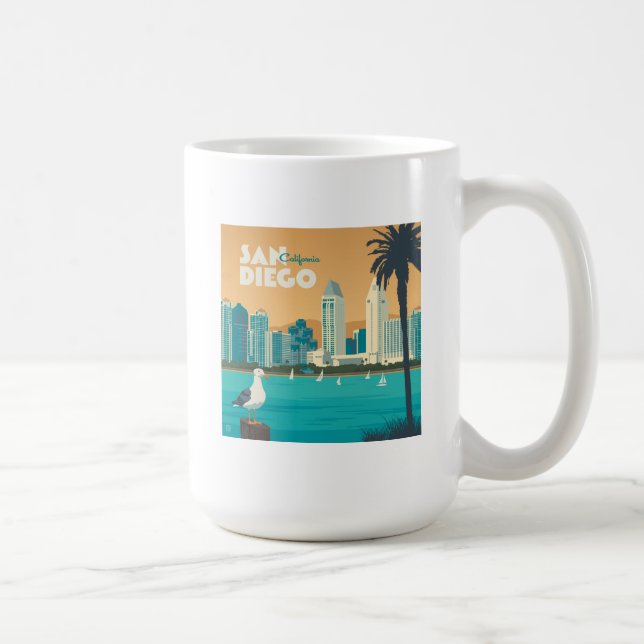 San Diego, California Coffee Mug (Right)