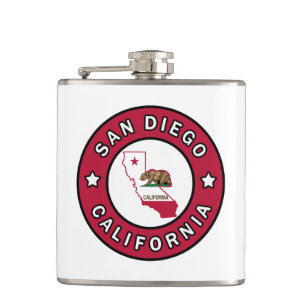 San Diego California Hip Flask