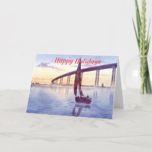 san diego, california holiday card