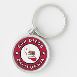 San Diego California Key Ring
