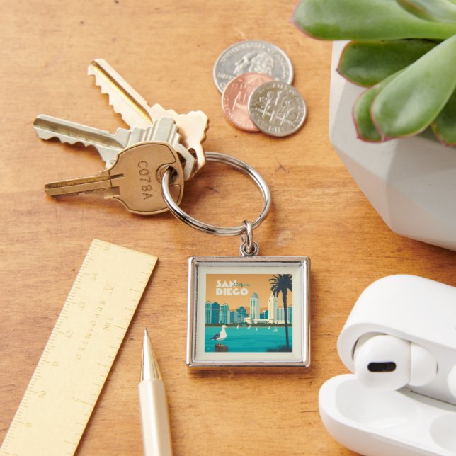San Diego, California Key Ring (Desk)