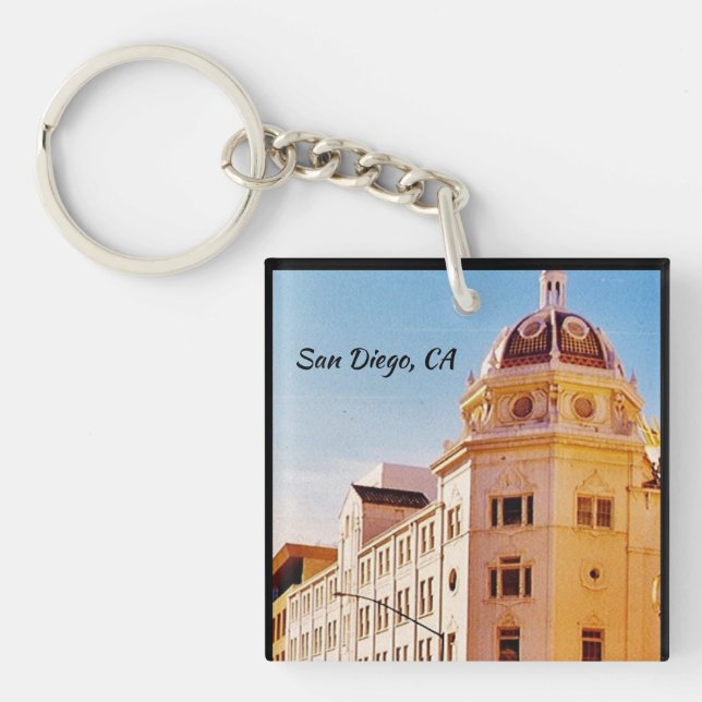 San Diego, California Key Ring (Front)