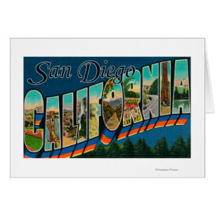 San Diego, California - Large Letter Scenes 2