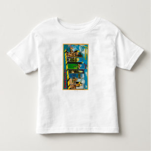 San Diego, California - Large Letter Scenes Toddler T-Shirt