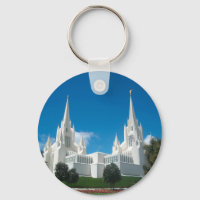 San Diego California LDS Temple Keychain