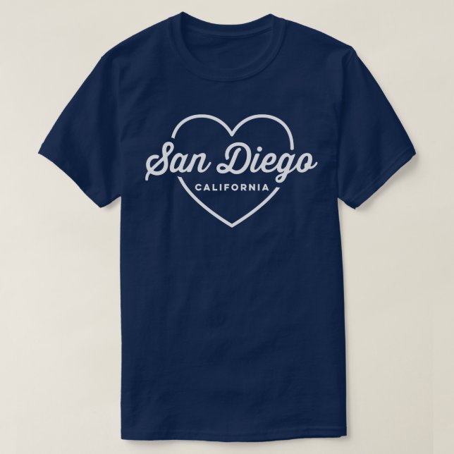 San Diego California Love T-Shirt (Design Front)