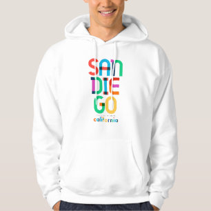 San Diego California Mid Century, Pop Art, Hoodie