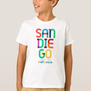 San Diego California Mid Century, Pop Art, T-Shirt