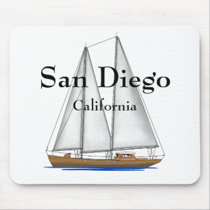 San Diego California Mouse Pad