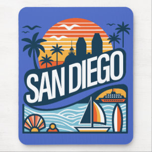 San Diego California Mouse Pad