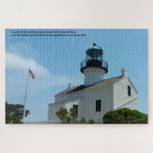 San Diego California Old Point Loma Lighthouse Jigsaw Puzzle