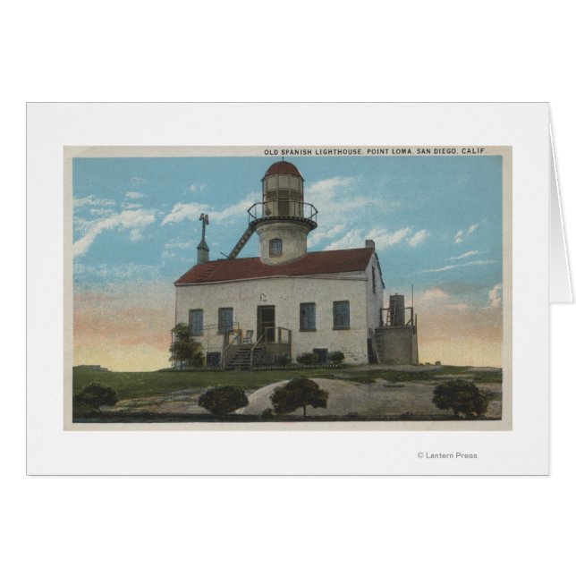 San Diego, California - Old Spanish Lighthouse (Front Horizontal)