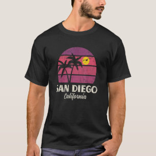 San Diego California Palms Vintage Love San Diego T-Shirt