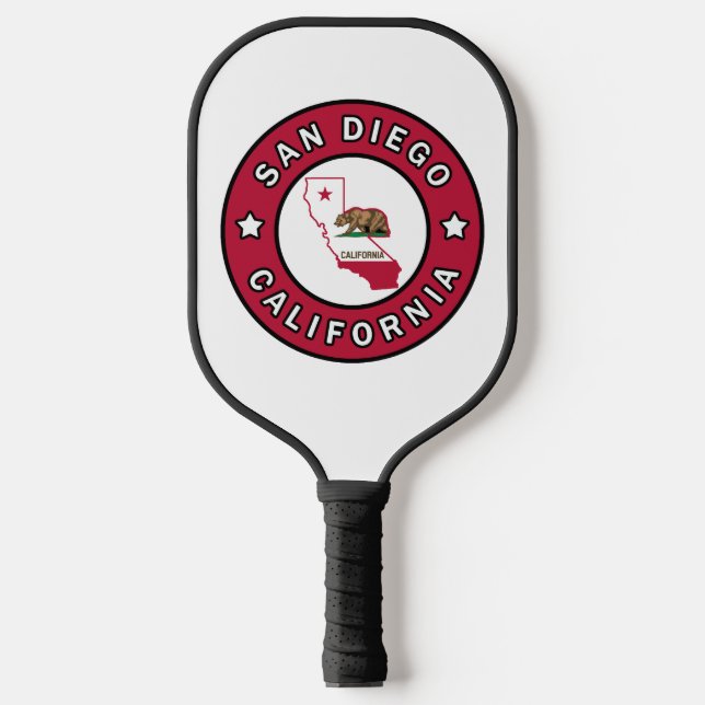 San Diego California Pickleball Paddle (Front)