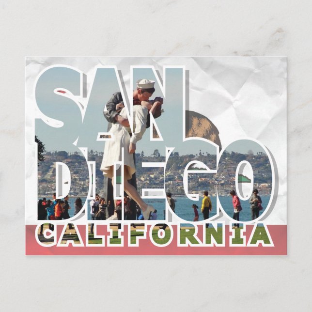 San Diego, California Postcard (Front)