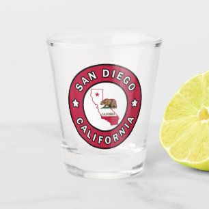 San Diego California Shot Glass