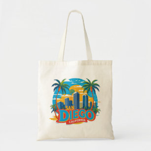 San Diego California Skyline–Modern Cityscape Art Tote Bag
