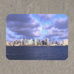 San Diego California Skyline Photograph Magnet