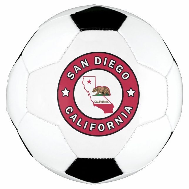 San Diego California Soccer Ball (Front)