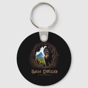 San Diego California Souvenir Hiking  Key Ring