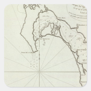 San Diego, California Square Sticker